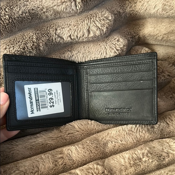 Montana West Black Wallet Leather Accessory - Picture 2 of 9
